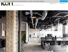 Tablet Screenshot of icon-architects.com